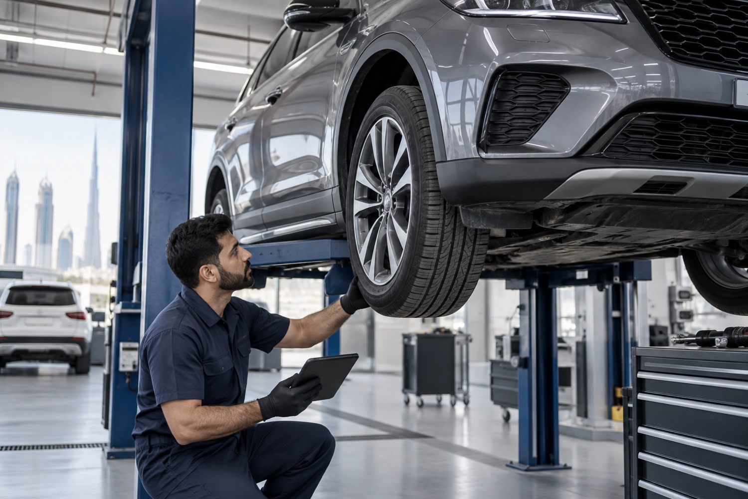 Professional pre-purchase car inspection in Dubai