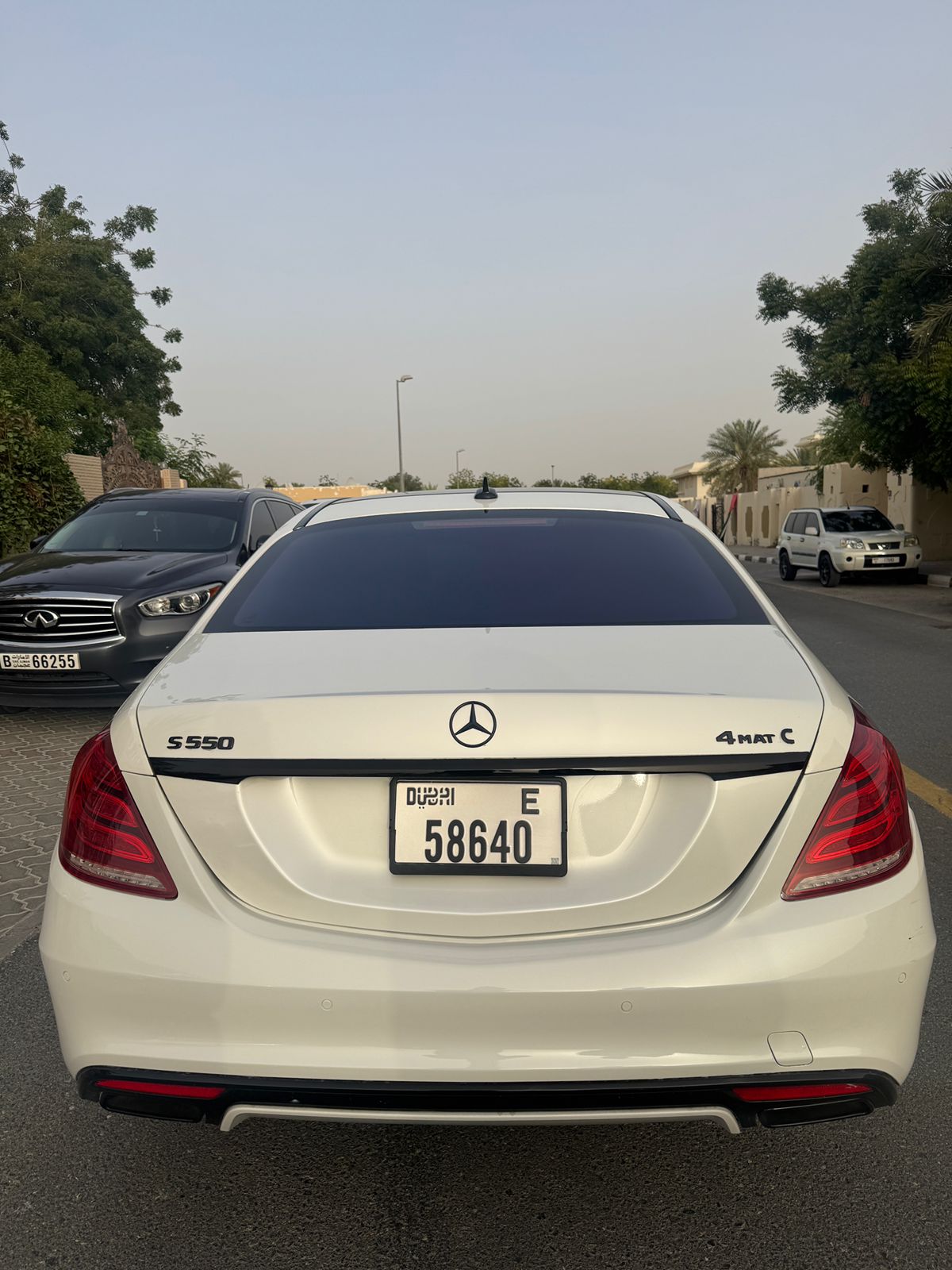 S550 rear seats