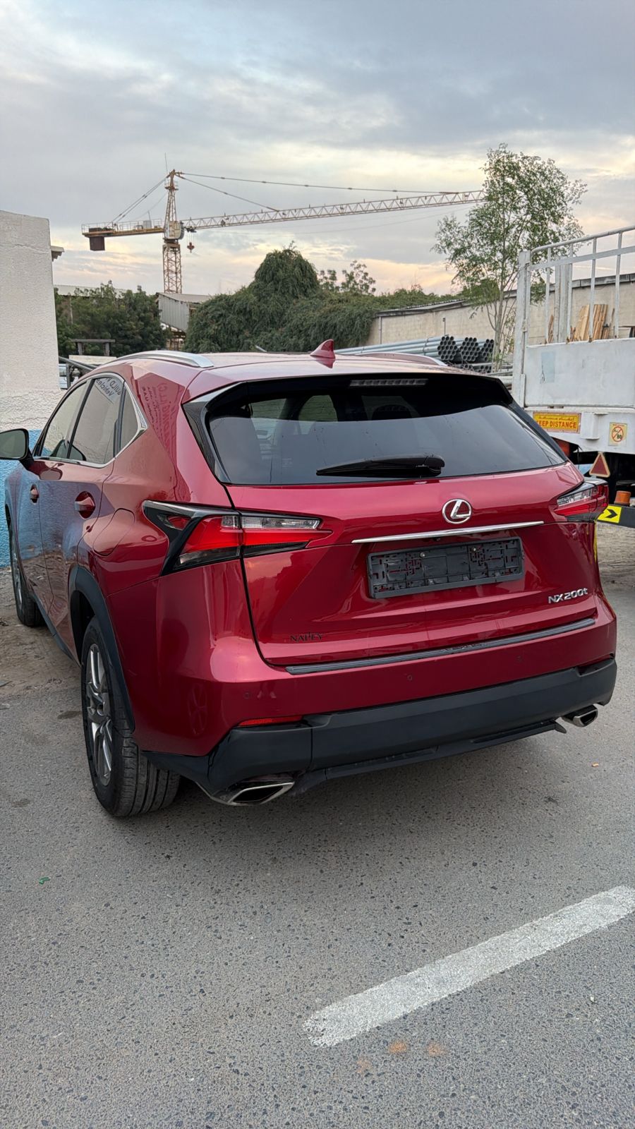 Red Lexus NX